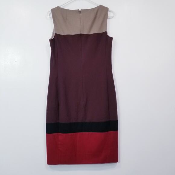 Akris Punto Color Block Sheath Dress - Picture 2 of 10